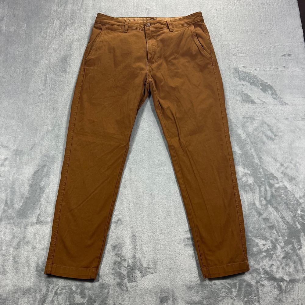 LEVIS‎ XX Chino Standard Taper Men 32x30 Brown Stretch Casual Modern Earth Tones